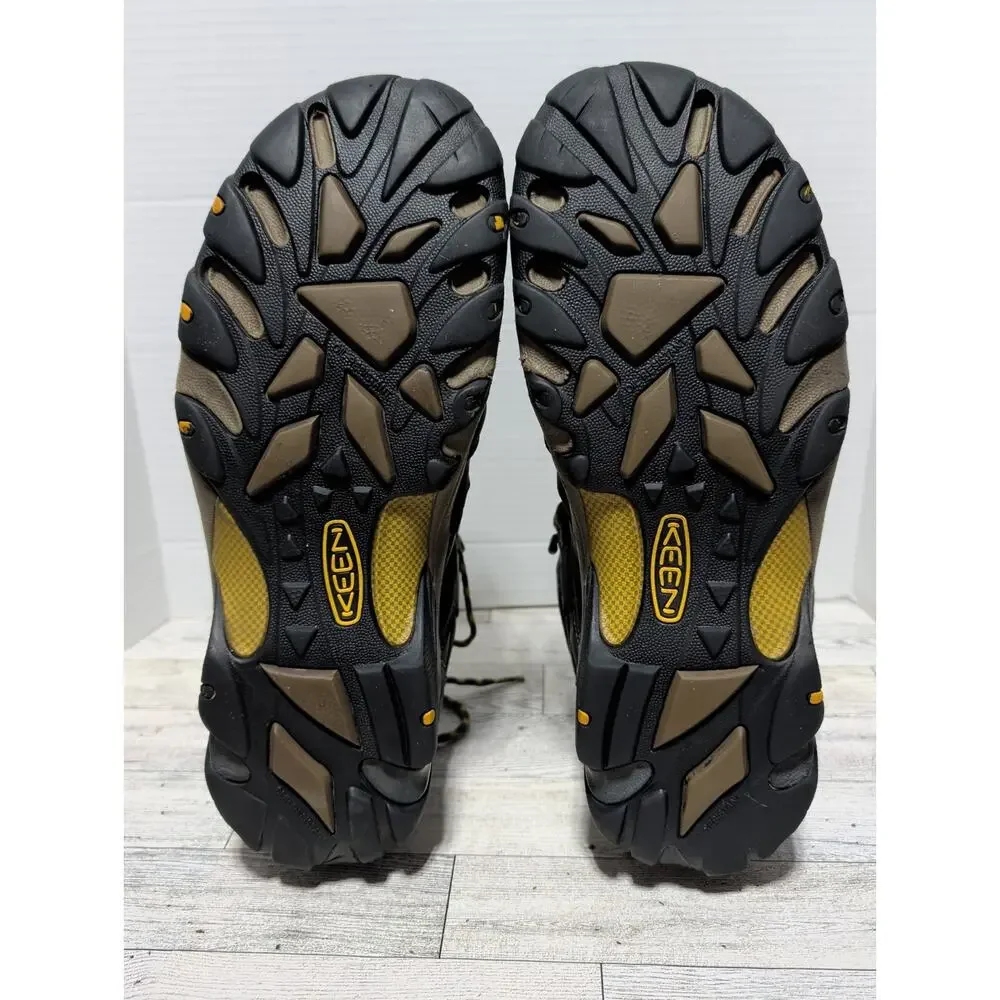 KEEN Utility Lansing Mid Waterproof Safety Steel Toe Boots Mens Size 13EE WIDE